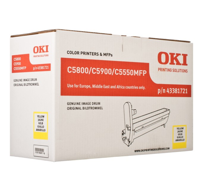 Драм-картридж C58_59 жовтий Oki (43381721)
