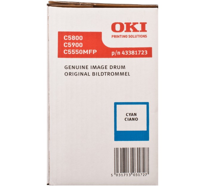 Драм-картридж C58_59 блакитний Oki (43381723)