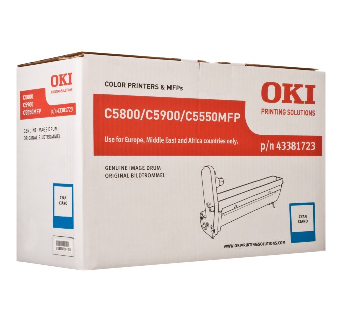Драм-картридж C58_59 блакитний Oki (43381723)