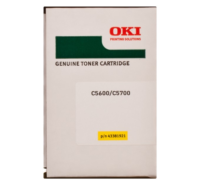 Тонер-картридж C56/57 2K NEU жовтий Oki (43381921)