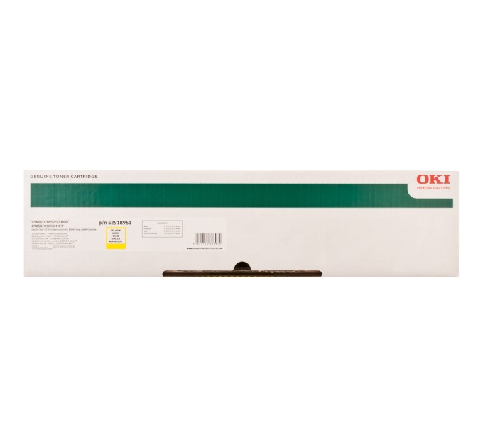 Тонер-картридж C9600 NEU жовтий Oki (42918961)