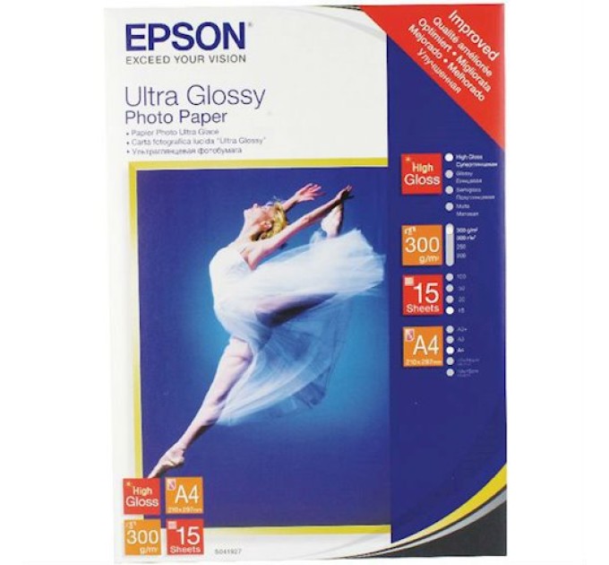Фотопапір Ultra Glossy 10x15 см, 50 арк Epson (C13S041943)