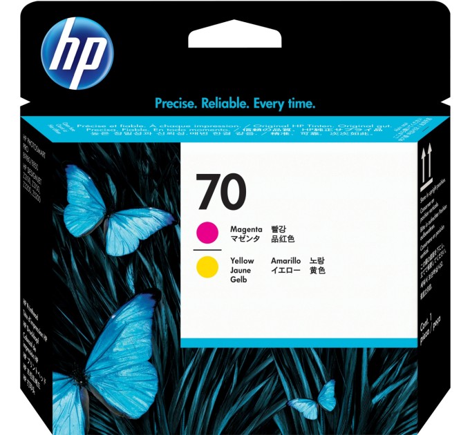 Головка друкуюча №70 матовий пурпуровий/жовтий HP (C9406A)