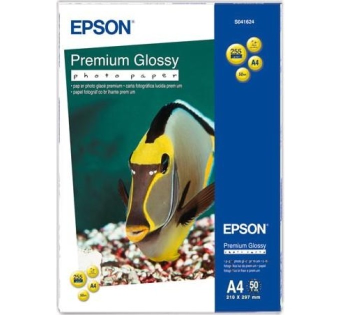 Фотопапір Premium Glossy A4, 50 арк Epson (C13S041624)