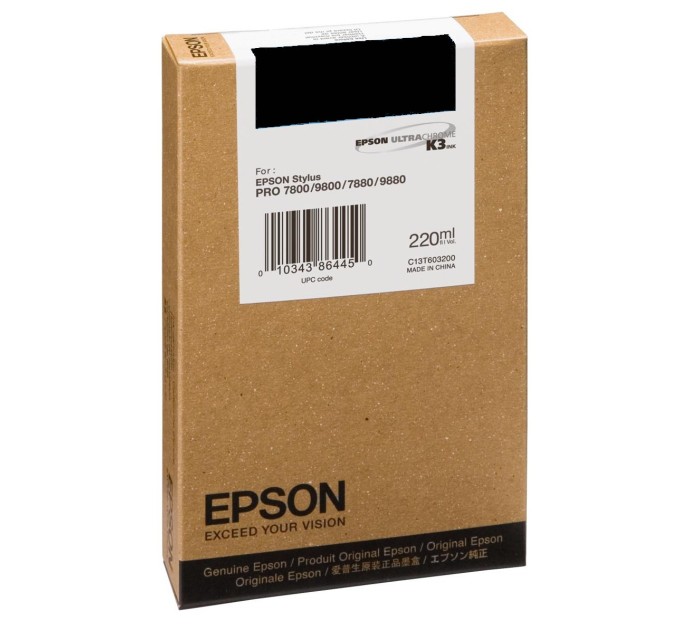 Картридж T603100 фото чорний Epson (C13T603100)