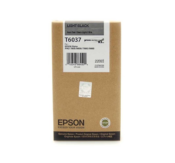 Картридж T603700 світло-чорний Epson (C13T603700)