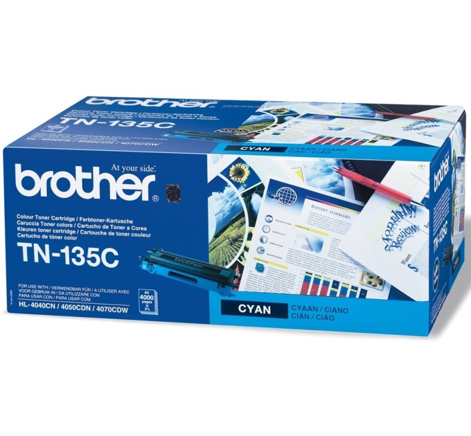 Тонер-картридж TN135C блакитний Brother (TN135C)