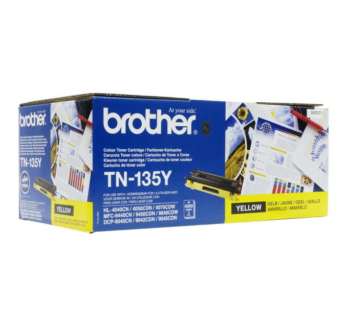 Тонер-картридж TN135Y жовтий Brother (TN135Y)