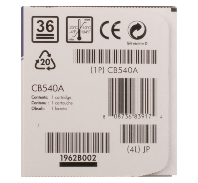 Картридж 125A чорний HP (CB540A)