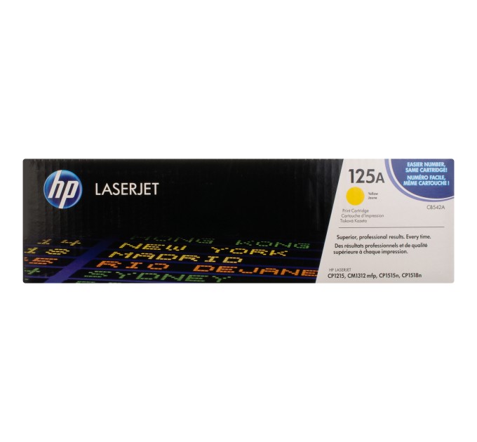 Картридж 125A жовтий HP (CB542A)