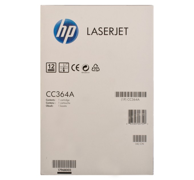 Картридж 64A чорний HP (CC364A)