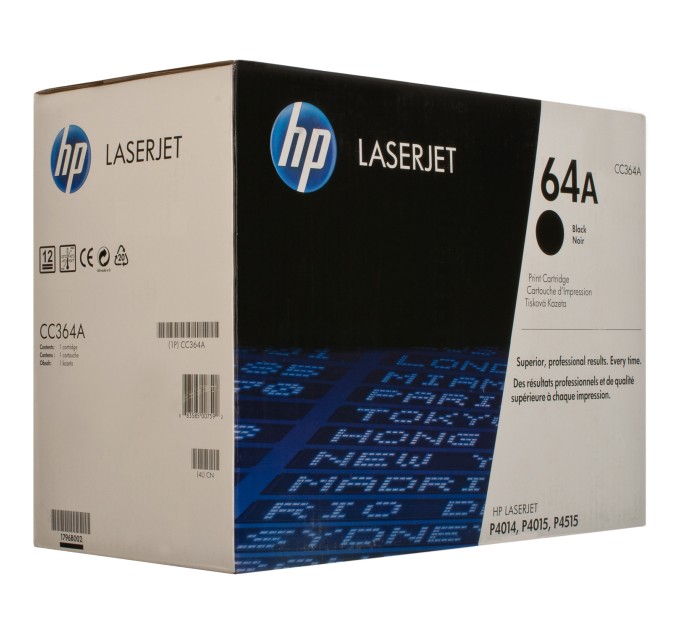 Картридж 64A чорний HP (CC364A)