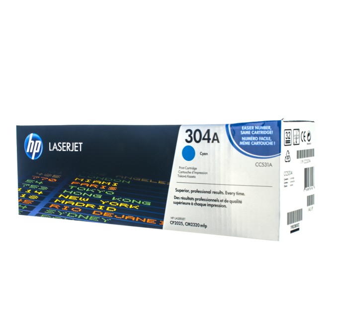 Картридж 304A блакитний HP (CC531A)