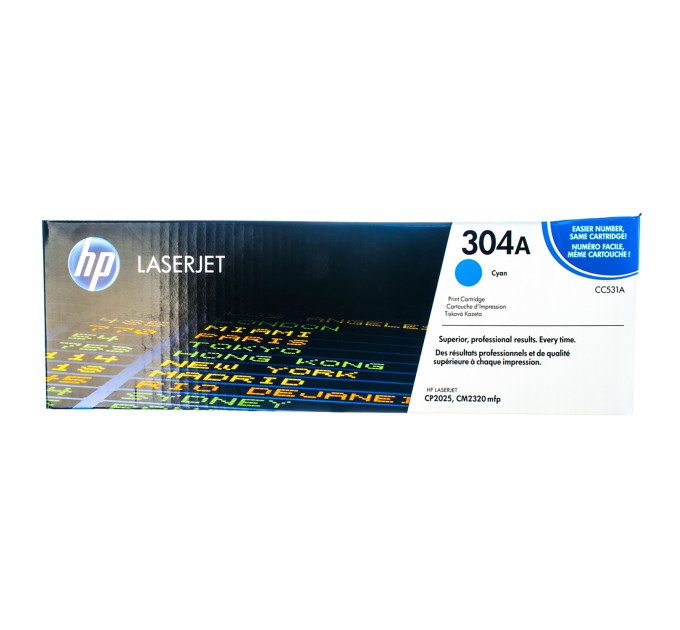 Картридж 304A блакитний HP (CC531A)