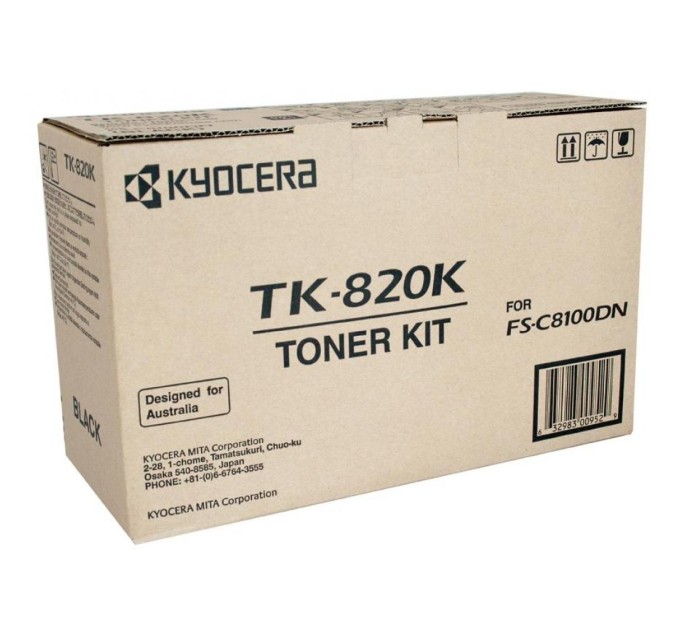 Тонер-картридж TK-820 чорний Kyocera Mita (1T02HP0EU0)