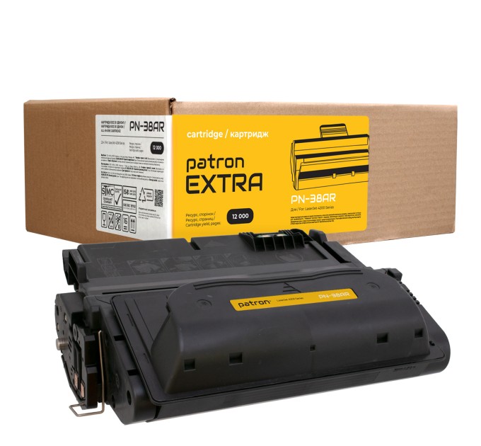Картридж сумісний HP 38A (Q1338A) Extra Patron (PN-38AR)