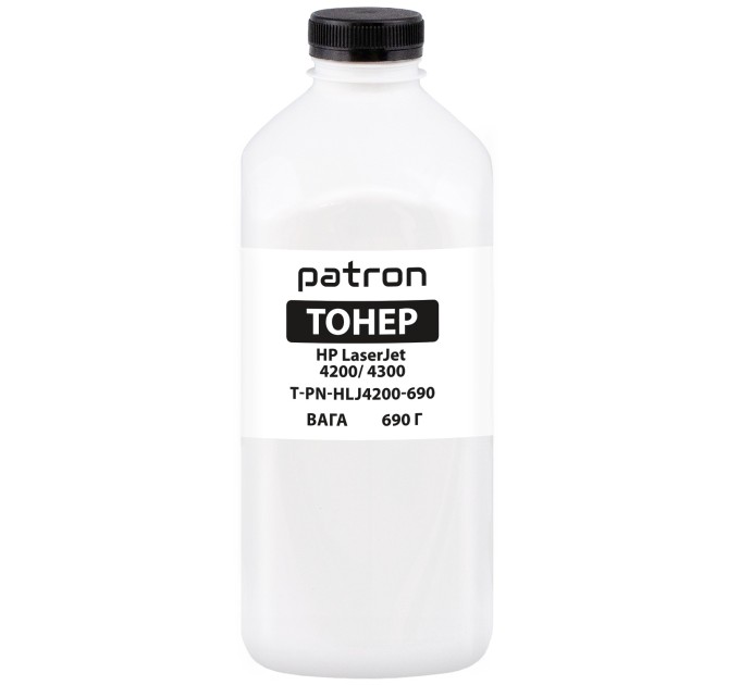 Тонер HP LJ 4200/4300 флакон, 690 г Patron (PN-HLJ4200-690)
