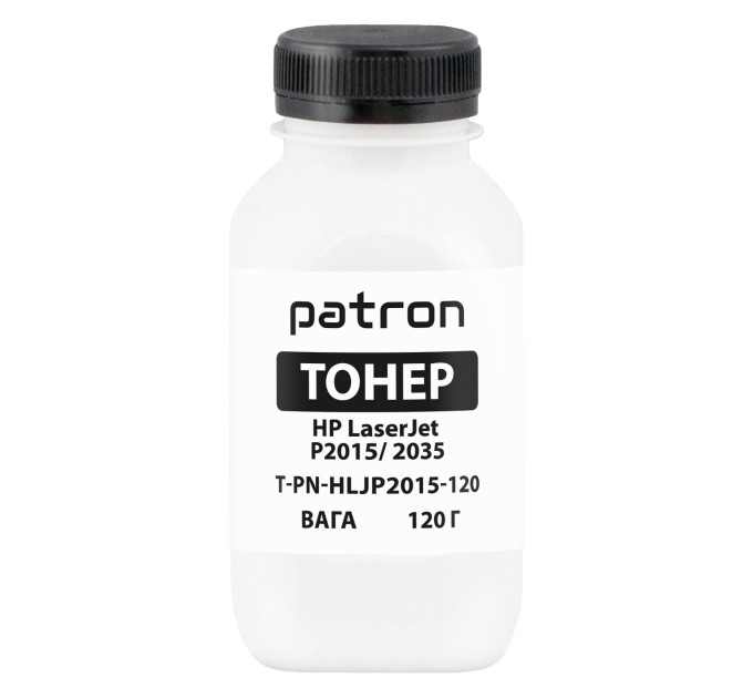 Тонер HP LJ P2015/P2035 флакон, 120 г Patron (PN-HLJP2015-120)