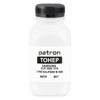 Тонер Samsung CLP-300/CLP-310 флакон, 80 г, чорний Patron (PN-SCLP300-B-080)