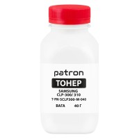 Тонер Samsung CLP-300/CLP-310 флакон, 40 г, пурпуровий Patron (PN-SCLP300-M-040)