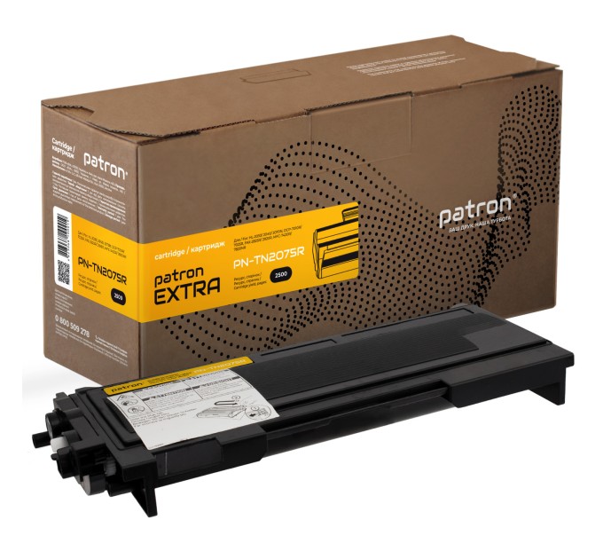 Тонер-картридж сумісний Brother TN-2075 Extra Patron (PN-TN2075R)