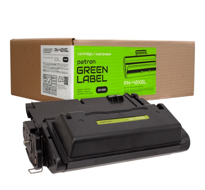 Картридж сумісний HP 42X (Q5942X) Green Label Patron (PN-42XGL)