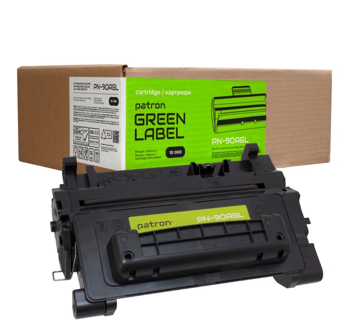 Картридж сумісний HP 90A (CE390A) Green Label Patron (PN-90AGL)