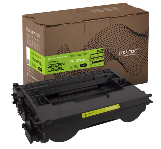 Картридж сумісний HP 37A (CF237A) Green Label Patron (PN-37AGL)
