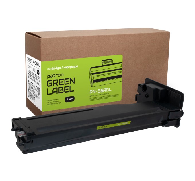 Тонер-картридж сумісний HP 56A (CF256A) Green Label Patron (PN-56AGL)