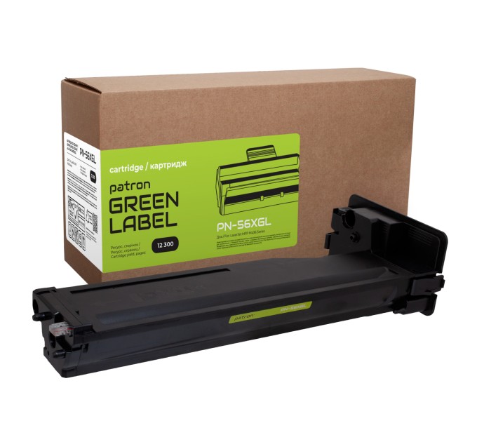 Тонер-картридж сумісний HP 56X (CF256X) Green Label Patron (PN-56XGL)