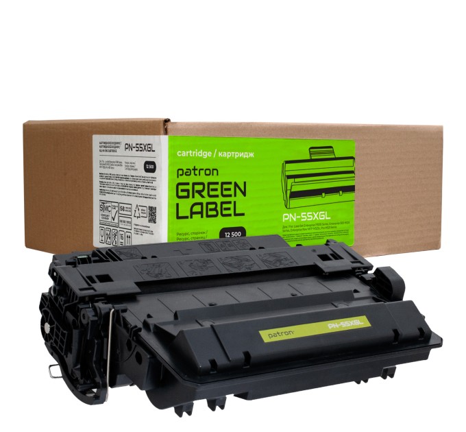 Картридж сумісний HP 55X (CE255X) Green Label Patron (PN-55XGL)