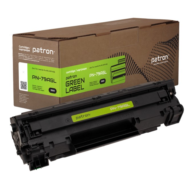 Картридж сумісний HP 79A (CF279A) Green Label Patron (PN-79AGL)