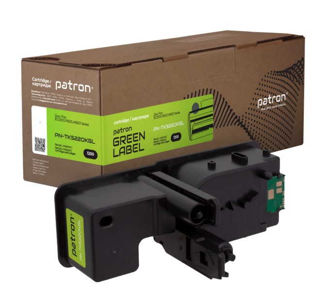 Тонер-картридж сумісний Kyocera Mita TK-5220K чорний Green Label Patron (PN-TK5220KGL)