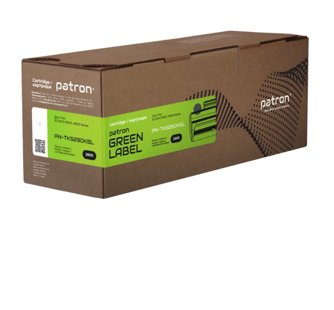 Тонер-картридж сумісний Kyocera Mita TK-5230K чорний Green Label Patron (PN-TK5230KGL)