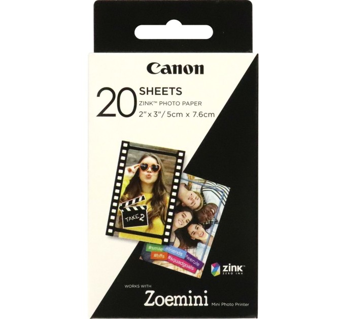 Фотопапір ZP-2030 5x7.5 см, 20 арк Canon (3214C002)