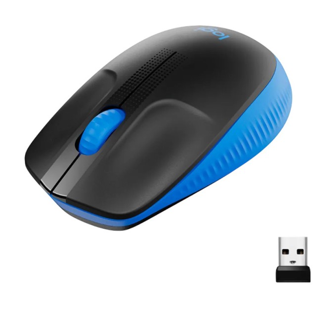 Миша бездротова M190, синя Logitech (910-005907)