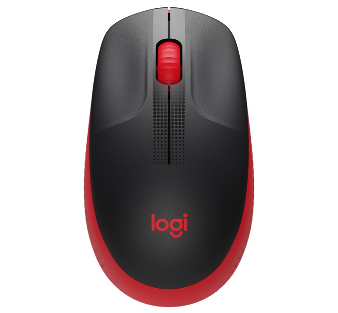 Миша бездротова M190, червона Logitech (910-005908)