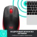 Миша бездротова M190, червона Logitech (910-005908)