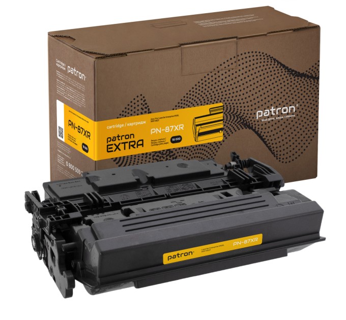Картридж сумісний HP 87X (CF287X) Extra Patron (PN-87XR)