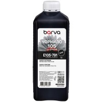 Чорнило для Epson 105 BK спеціальне 1 л, пігментне, чорне Barva (E105-791)