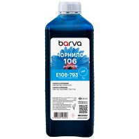 Чорнило для Epson для 106 C спеціальне 1 л, водорозчинне, блакитне Barva (E106-793)
