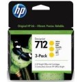 Картридж №712 3-Pack жовтий HP (3ED79A)