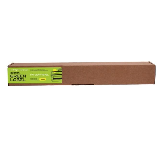 Тонер-картридж сумісний Canon C-EXV49 жовтий Green Label Patron (PN-CEXV49YGL)
