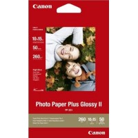 Фотопапір PP-201 Photo Paper Glossy 260 г/м2, 10x15 см, 50 арк Canon (2311B003)