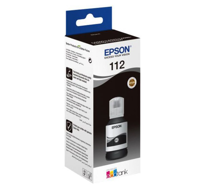 Чорнило 112 BK 127 мл чорні Epson (C13T06C14A)