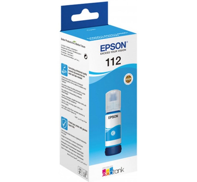 Чорнило 112 C 70 мл блакитні Epson (C13T06C24A)