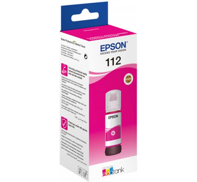 Чорнило 112 M 70 мл пурпурні Epson (C13T06C34A)