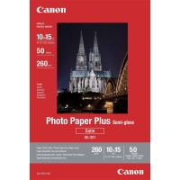 Фотопапір SG-201 Photo Paper Plus Semi-gloss 260 г/м2, 10x15 см, 50 арк Canon (1686B015)