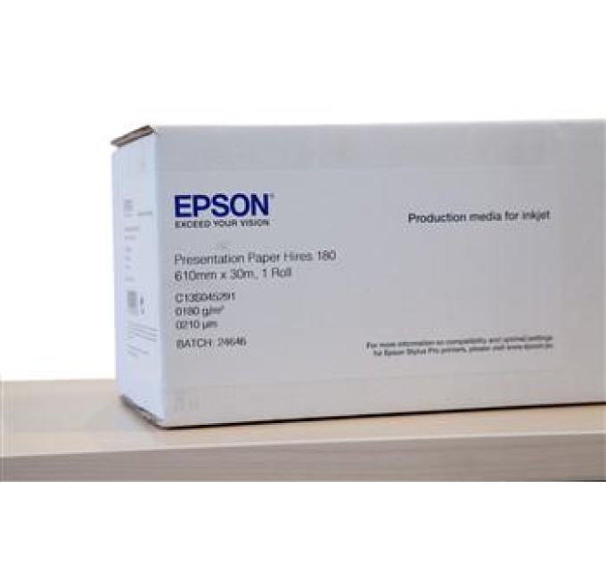 Фотопапір Presentation Paper HiRes 180 г/м2, 610 мм x 30 м Epson (C13S045291)