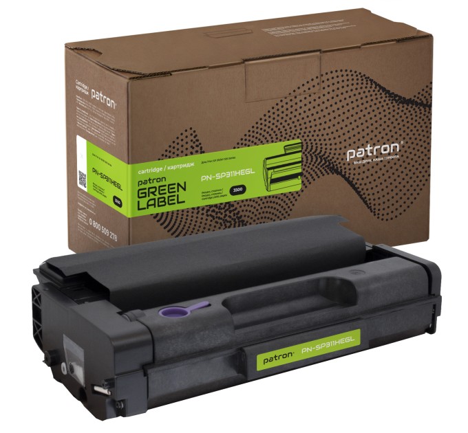 Картридж сумісний Ricoh SP 311HE Green Label Patron (PN-SP311HEGL)